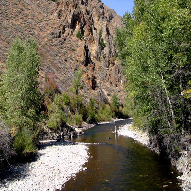 Big Wood River in Blaine County, Idaho